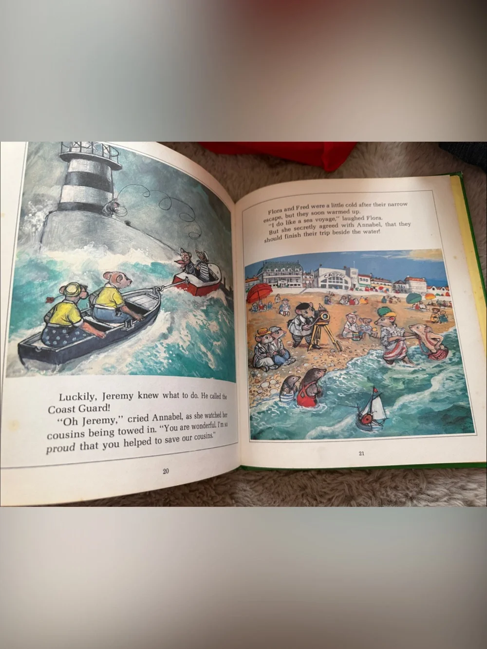 Adventure on the Water A Town Mouse and Country Mouse Story Vintage 1986